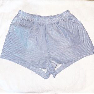 Sadie & Sage Small Seersucker Lined Shorts